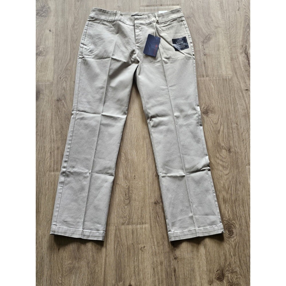 Dockers The Idea Pant Straight Leg 2-Way Stretch Women's Size 8S Khaki